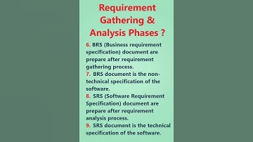 requirement gathering in software engineering | software testing interview question #shorts