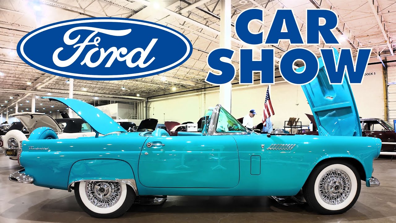 FORD CAR SHOW - Yellow Rose Classic Car Show - Mustang, T-Bird, Cobra and more...