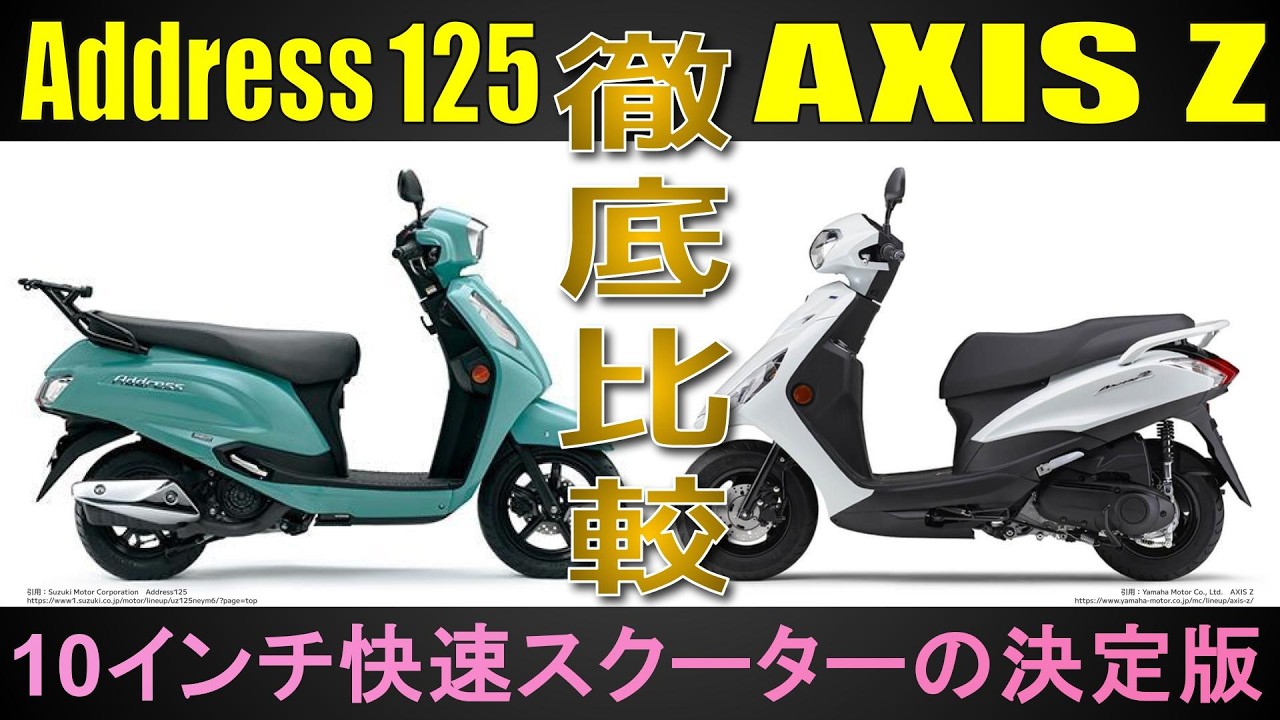 Address 125 x Axis Z] Is the deciding factor the large helmet