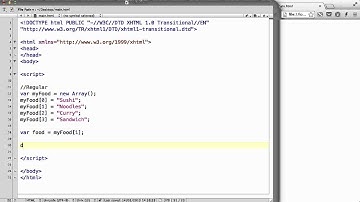 JavaScript - 41. Arrays, creating arrays, accessing arrays