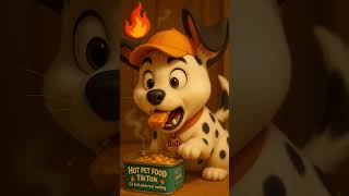 🔥 Spicy Pet Food Review! DoTi Rates It 910 😳🐶 #shorts #animation #disney #cartoon #funny #pawpatrol