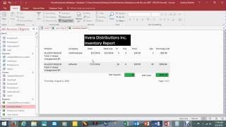 Access Database Progress