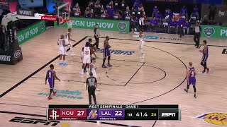 1st Quarter, One Box Video: Los Angeles Lakers vs. Houston Rockets