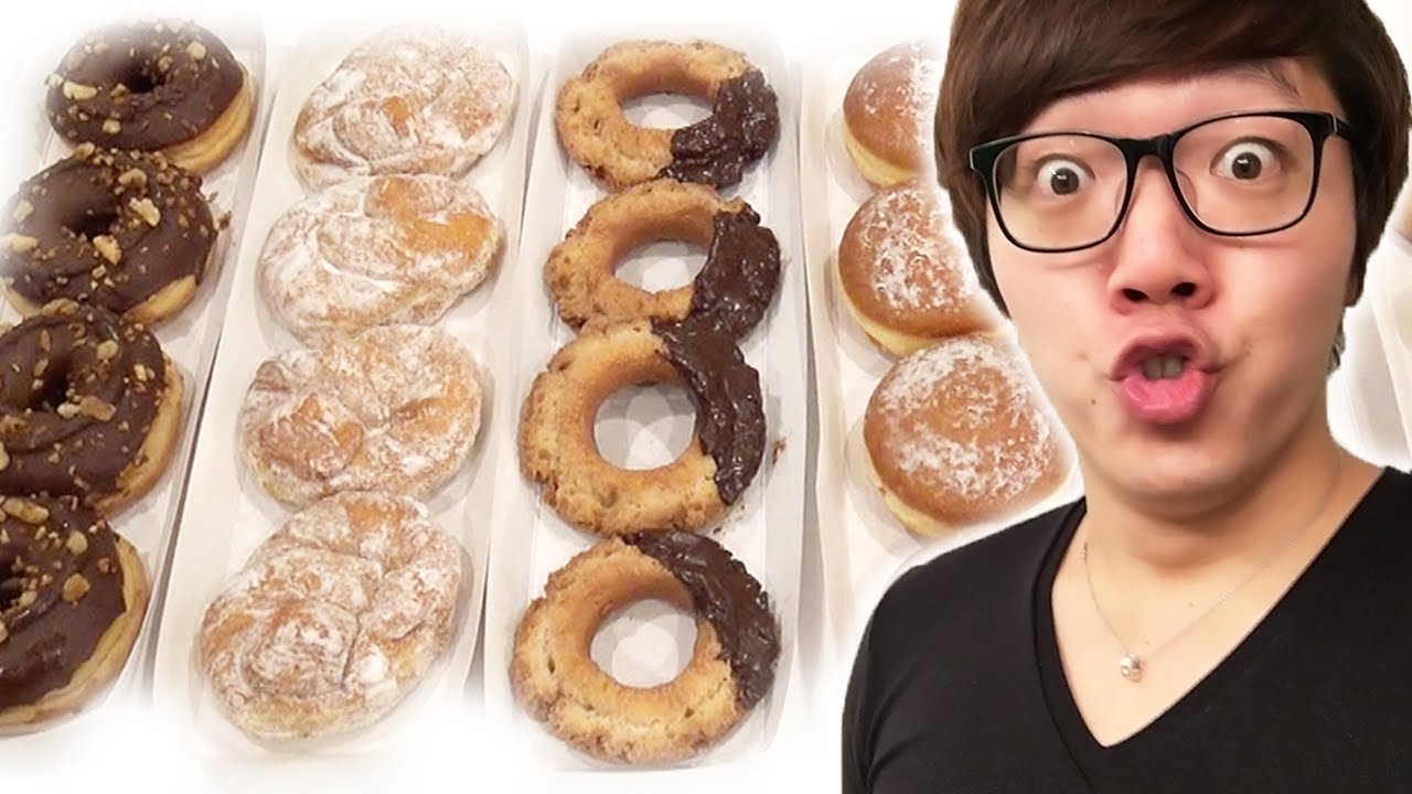 セブン イレブンのリニューアルしたドーナツ全種類食べてみた Youtube