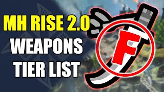 Monster Hunter Rise 2.0 | Ranking the Weapons | Weapon Tier List (Personal Preference)
