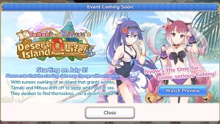 Princess Connect! Re: Dive - Tamaki and Mifuyu's Desert Island 0-Rupie Life! Event Preview