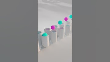 Mouth to mouth #relaxing #colors  #blender #3danimation  #infinite #asmr #banana