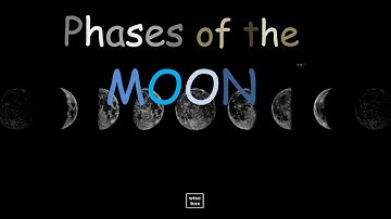 What are the Phases of the Moon ? Understanding Earth Astronomy | Universe Animation | Earth Science