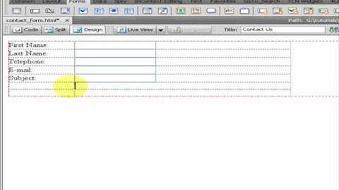 How to make contact form