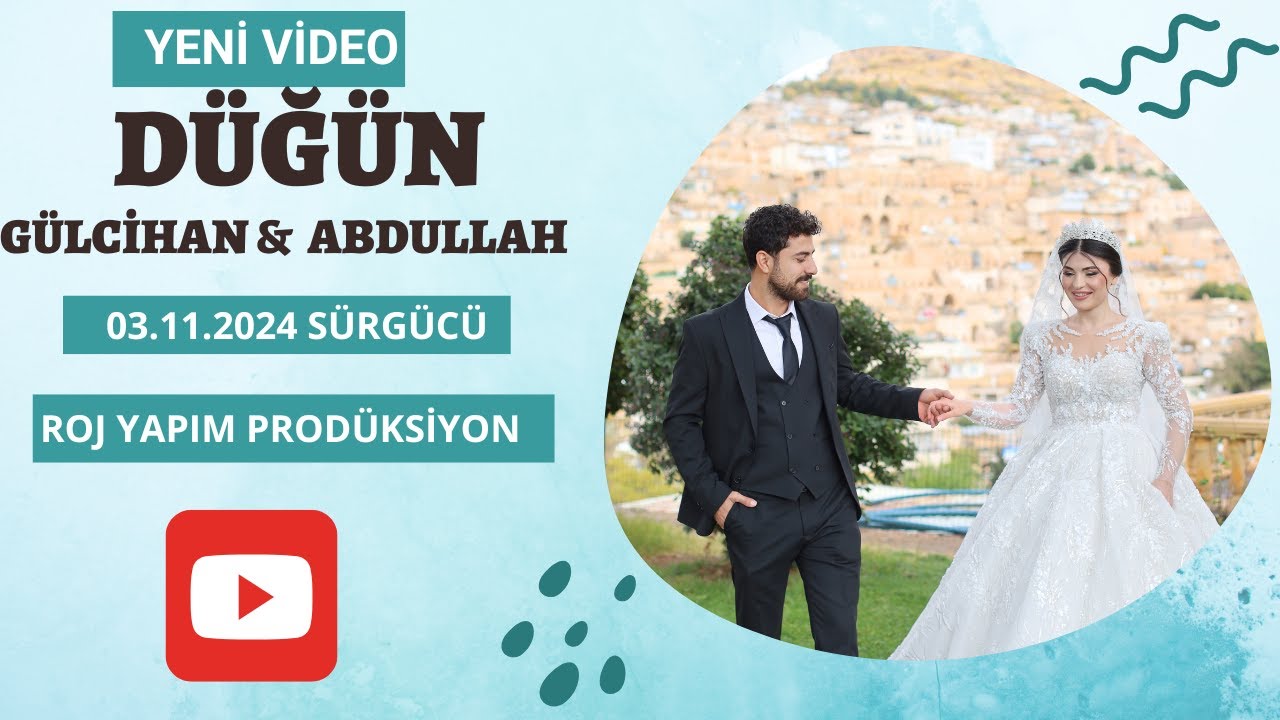 GÜLCİHAN & ABDULLAH CEM ÇİFTİMİZİN DÜĞÜN MERASİMİ 03.11.2024 ROJ YAPIM :)