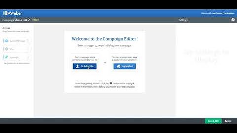 How to set up campaigns with Aweber Autoresponder