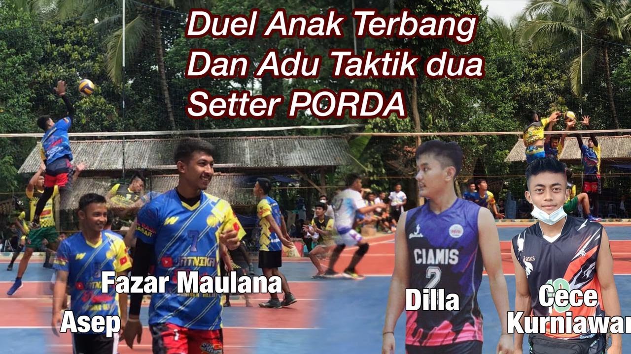 Duel Anak Terbang Cece vs Fazar, dan adu strategi setter Porda Ciamis vs Porda Pangandaran