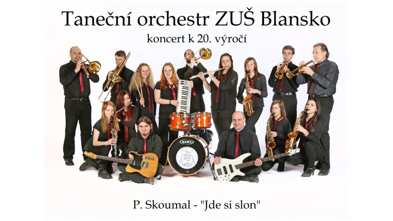 Taneční orchestr ZUŠ Blansko | Jde si slon | 20.4.2016