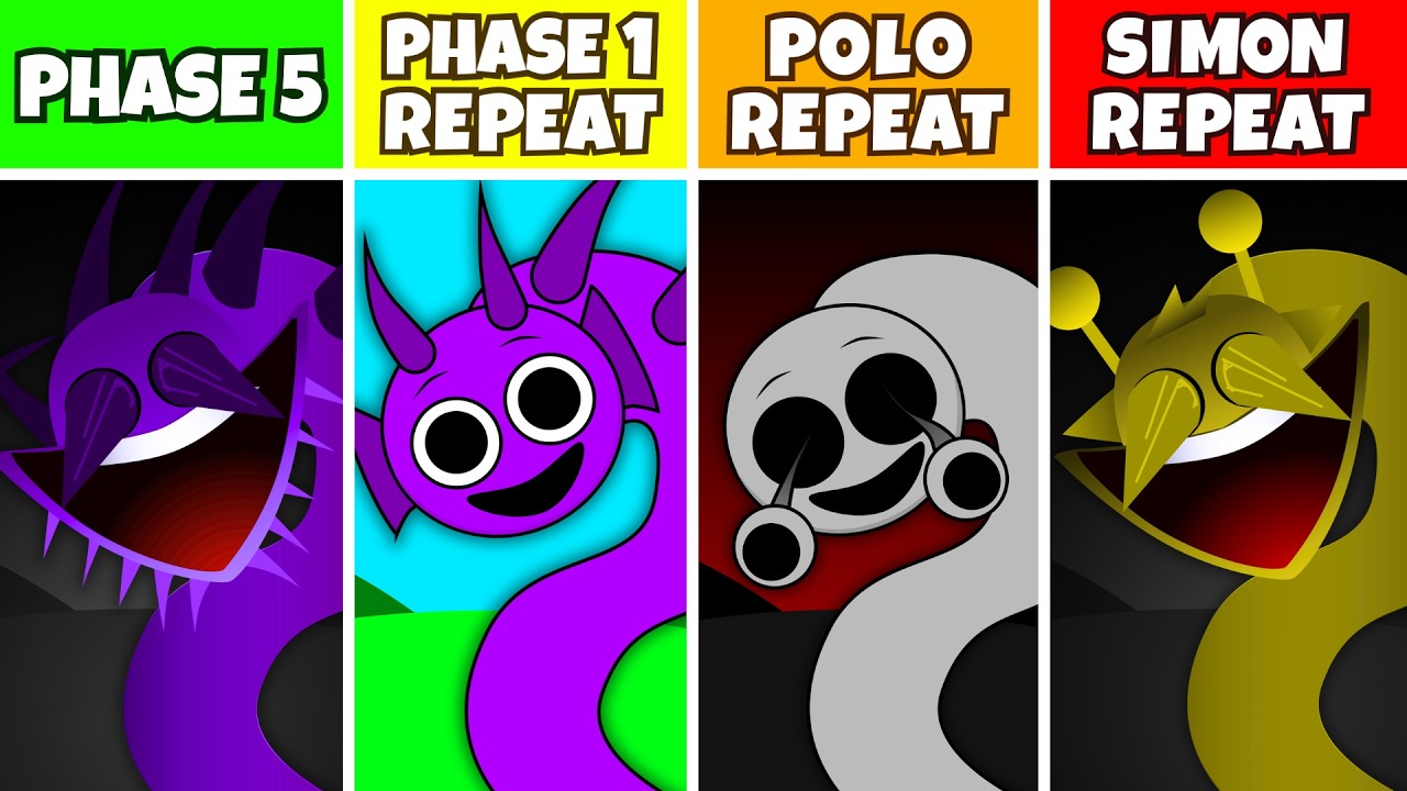 Incredibox Sprunki: Phase 1, Polo, Simon REPEAT After PHASE 5