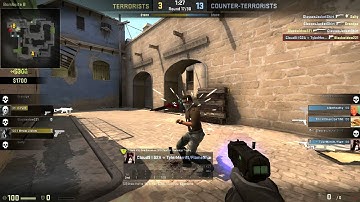 CSGO Competitive - Zeus on Mirage - Aggressive B Retake