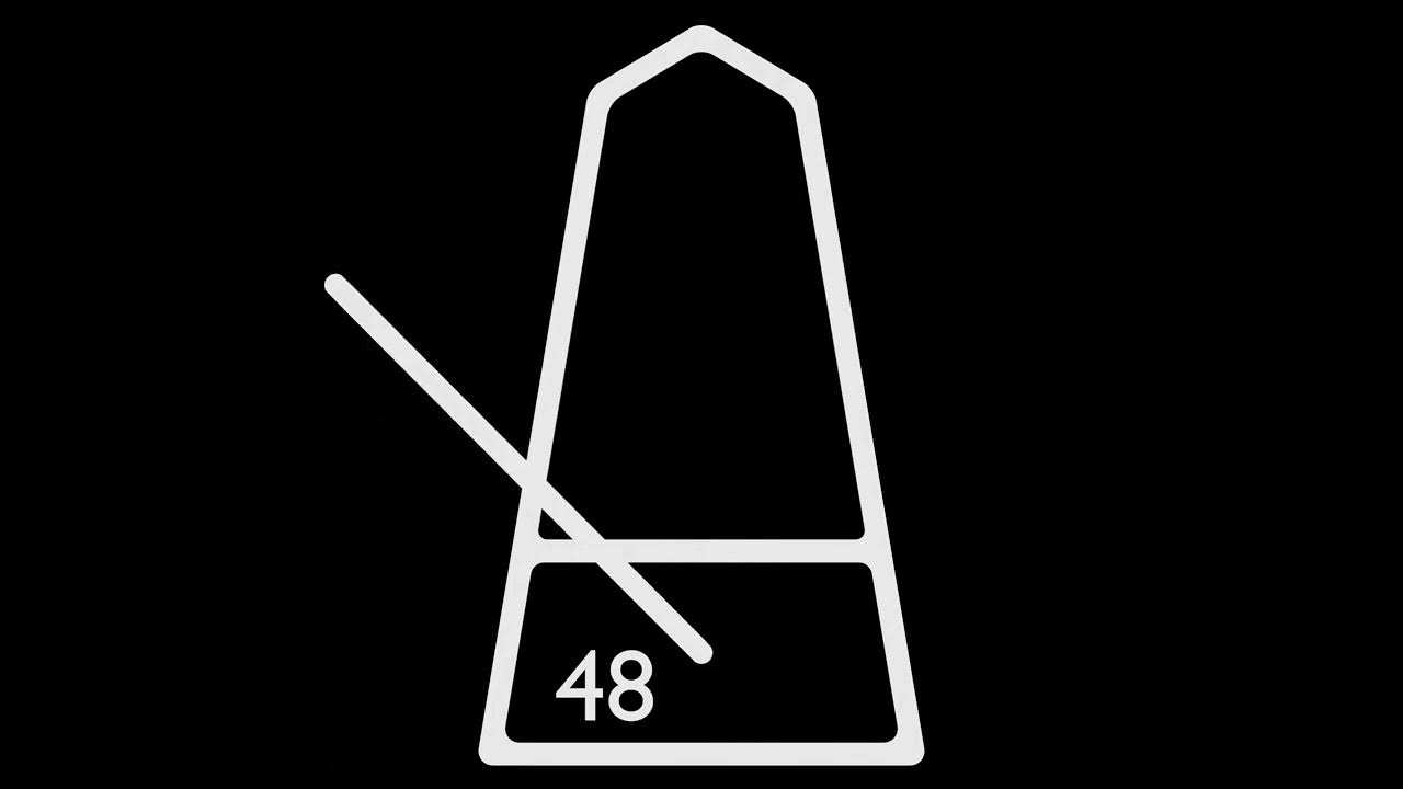 [Largo]48 BPM Metronome[60fps] YouTube