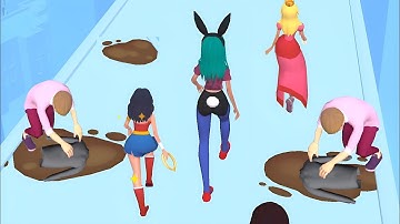 👸 makeover run gameplay video Satisfying Tiktok Mobiles game || android ipad game || UK NOOB GAMING