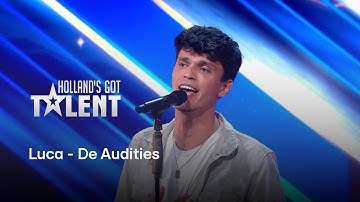 Zenuwachtige Luca ONTROERT de jury: 