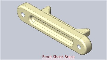 Front Shock Brace (Solid Edge Tutorial)