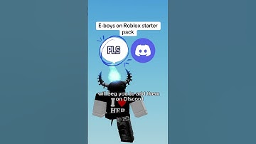E boys on Roblox starter pack