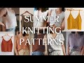 Summer knitting patterns