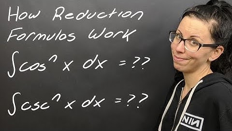 Lesson: Reduction Formulas in Integration