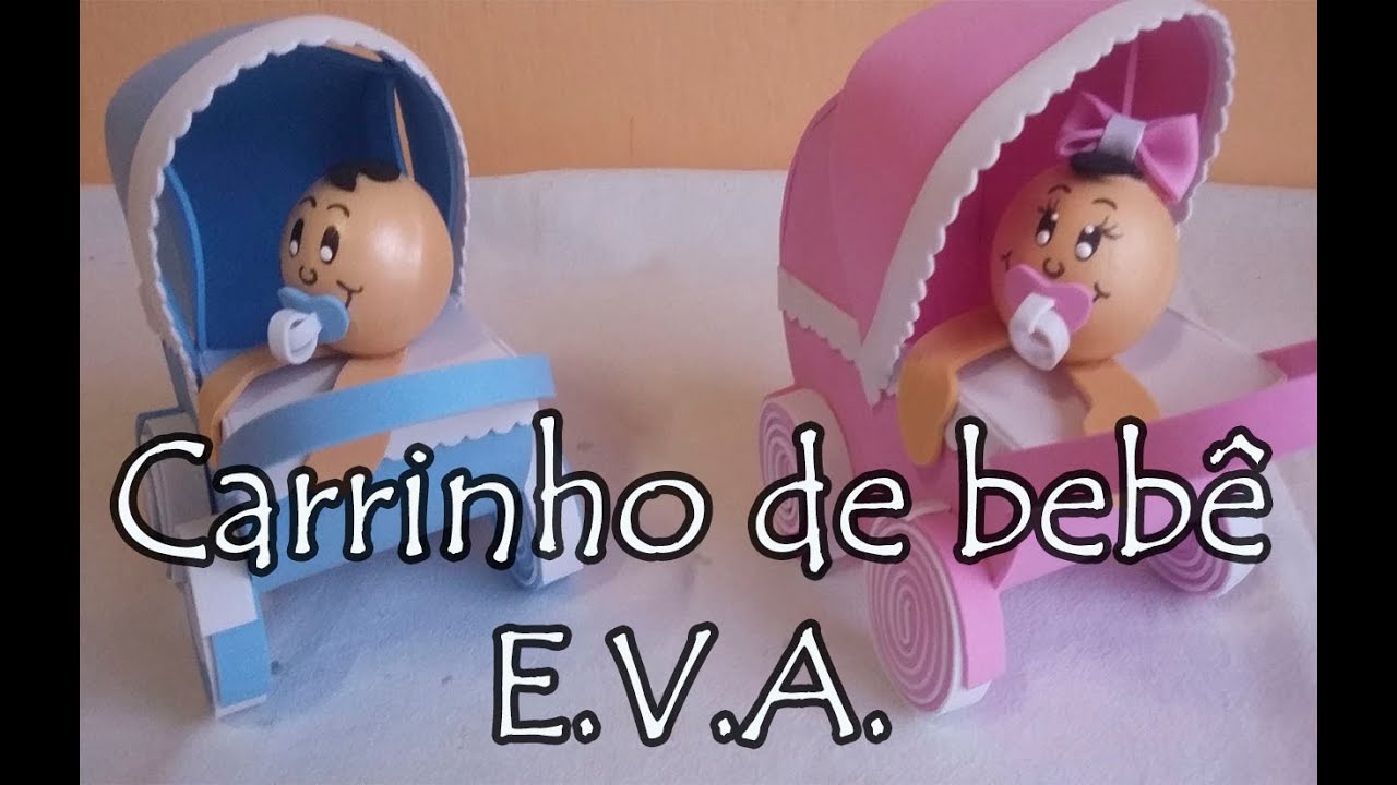 Carrinho de bebê em eva
