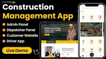 How to create a Construction Management Software | Build a Construction Management App
