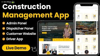 How to create a Construction Management Software | Build a Construction Management App screenshot 1