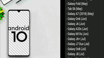 Samsung Android 10/One Ui 2.0 Jane & July Update List | Samsung J6+,J8,J7 duo,On 8,A20s Android 10?