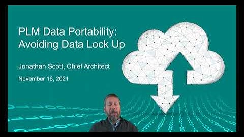 PLM Cloud Data Portability: Avoiding Data Lock Up