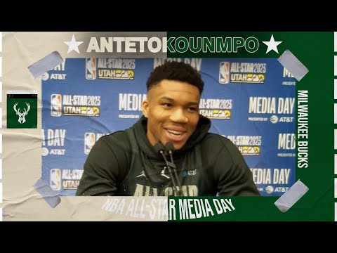 Giannis Antetokounmpo says playing in the All-Star Game never gets old | 2023 NBA All-Star Media Day