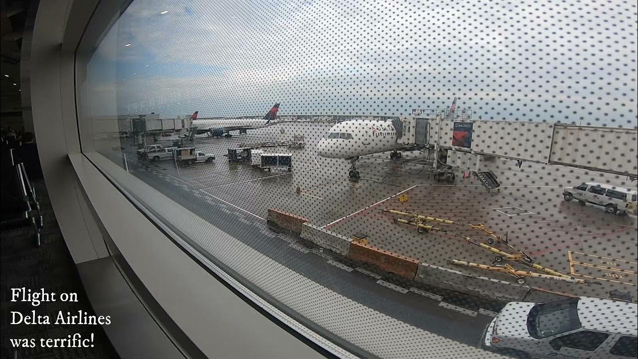 Detroit Metro Airport McNamara DTW Terminal Delta Airlines 2021 YouTube