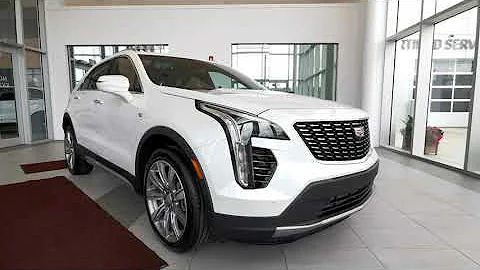 White 2022 Cadillac XT4 AWD Premium Luxury Review   - Wolfe Cadillac Edmonton
