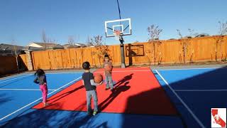 Pickleball/Basketball Court Install: Part 5  Flex Court