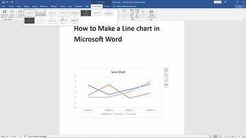 How to Make a Line chart in Microsoft Word (Smart & Easy Fix)