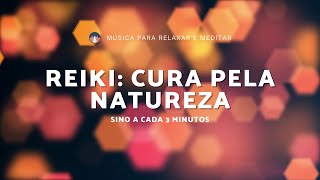 Música Reiki - Cura pela Natureza - Sino a Cada 3 minutos - Música para Relaxar e Meditar screenshot 1