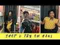 HIGH SCHOOL BACK TO SCHOOL SHOPPING WITH 5 KIDS & TRY ON HAUL