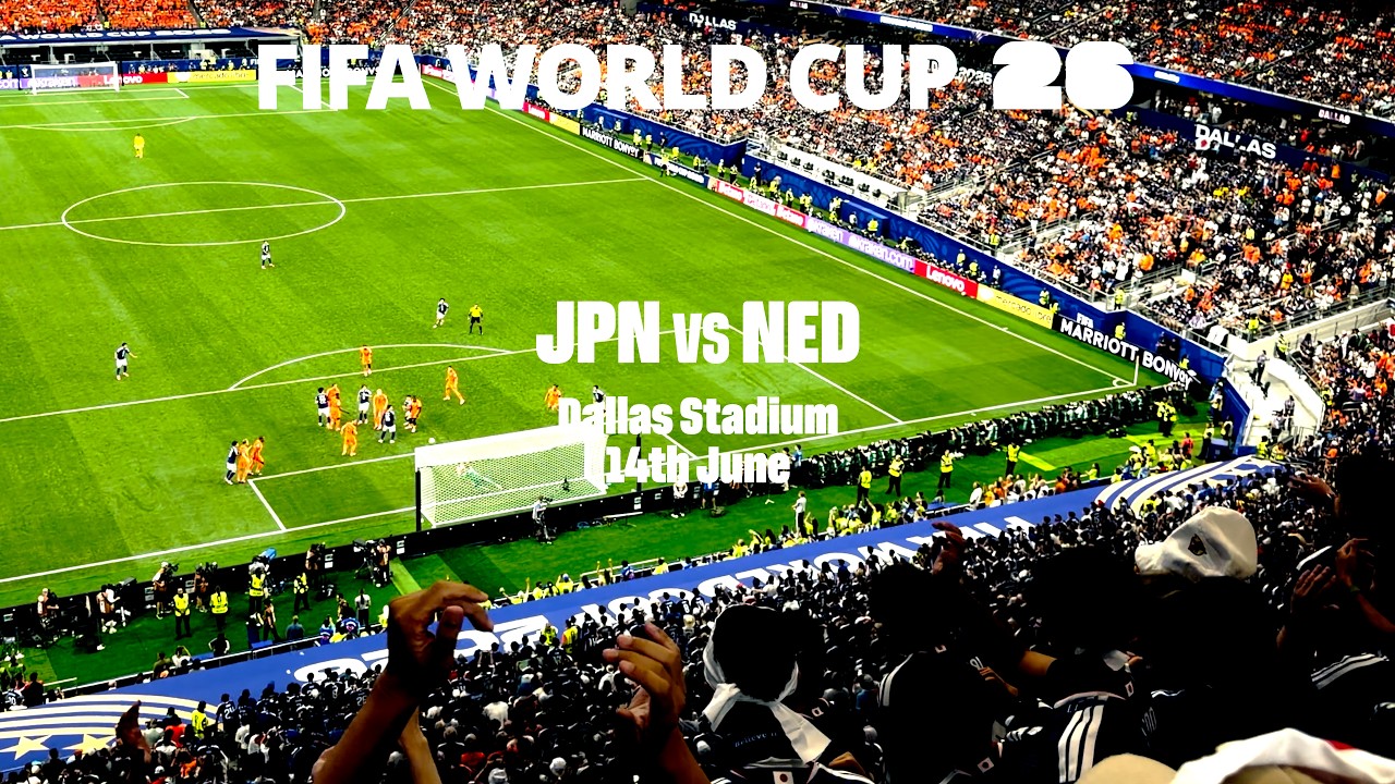 FIFA World Cup 2026 Japan vs Netherlands in Dallas Japanese Fan
