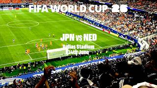 FIFA World Cup 2026 Japan vs Netherlands in Dallas Japanese Fan