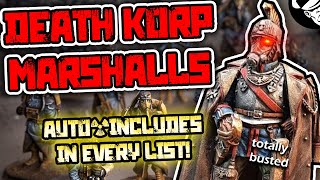 Death Korp Marshalls are BROKEN! | 10th Edition | Astra Militarum Tactics