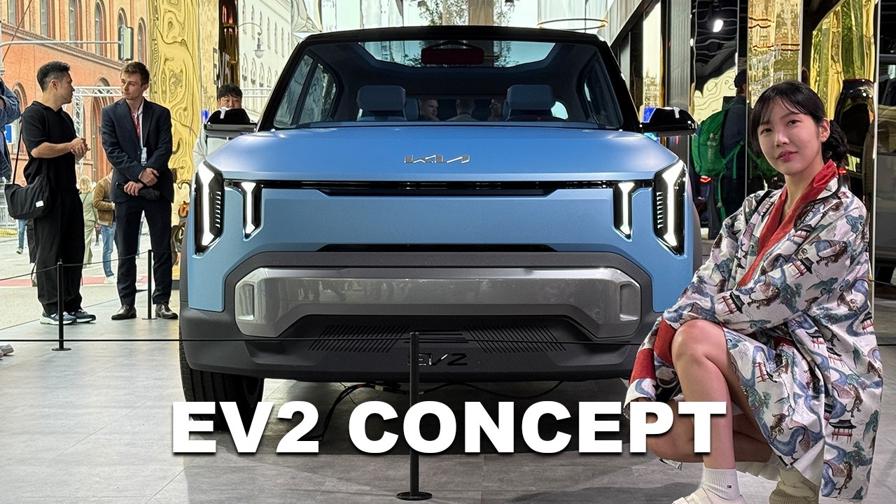 Концепт Kia EV2 2026 года | Первый взгляд – самый маленький электровнедорожник Kia!