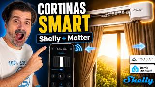 Shelly ya tiene cortinas inteligentes: Matter, Home Assistant y montaje fácil