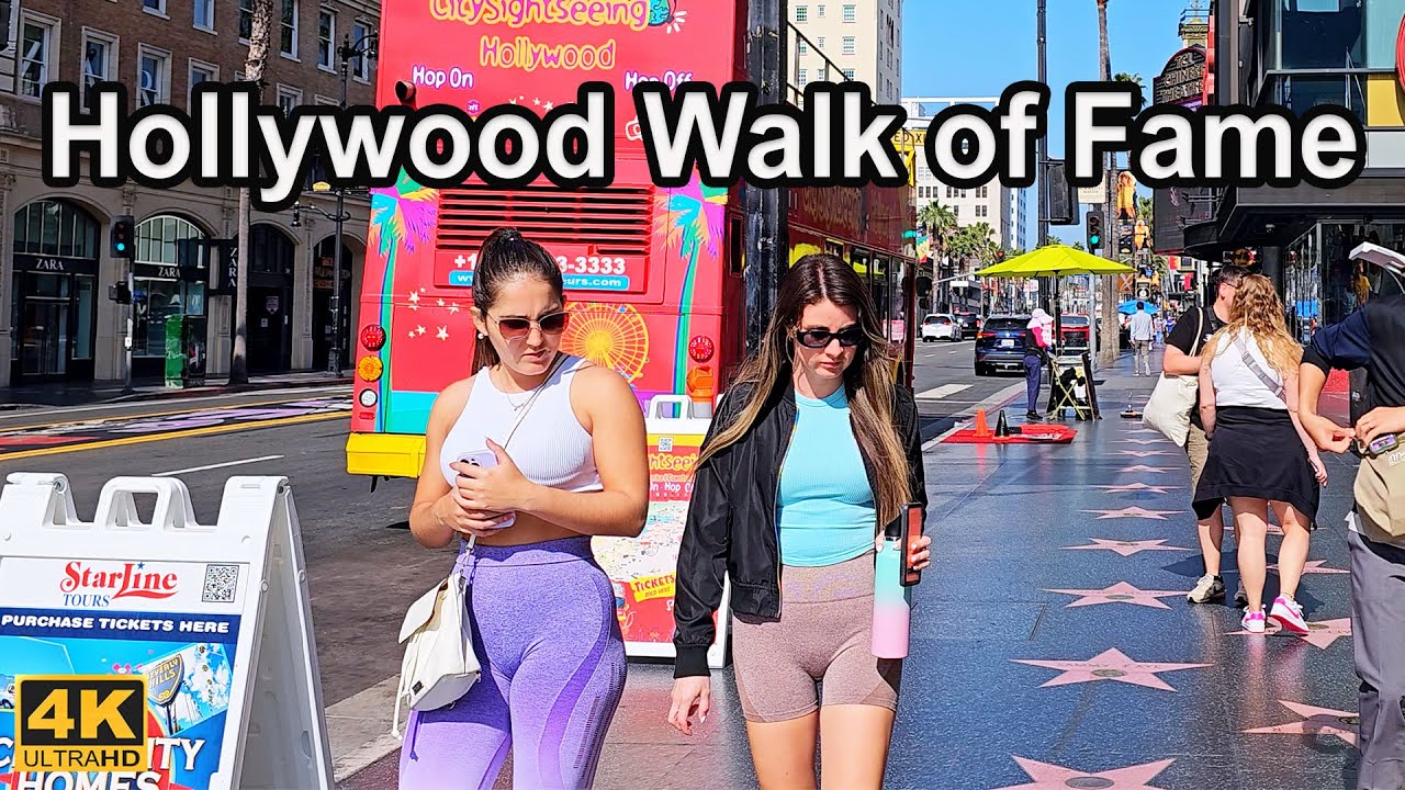 Hollywood Walk of Fame Virtual Walking Tour in Los Angeles - California ...