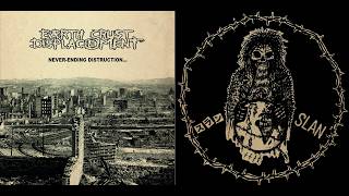 Earth Crust Displacement / Slan - Split LP