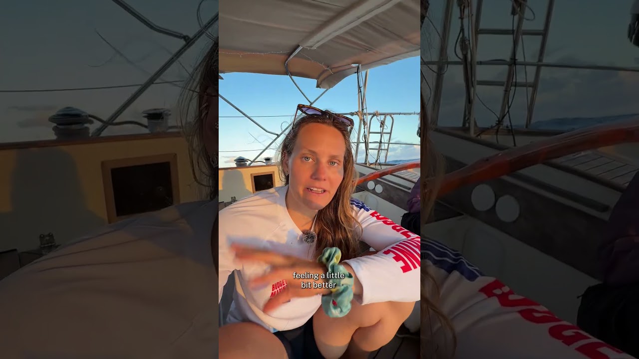 ⁣Day 4 of sailing from the Caribbean to France and we will be ok