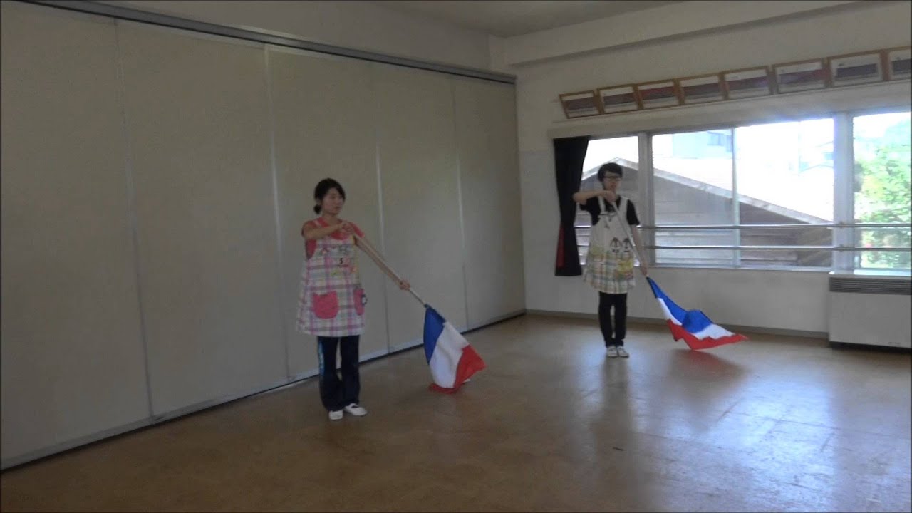 笠間 友部 ともべ幼稚園 子育て情報 鼓笛隊 カラーガードの練習 Youtube