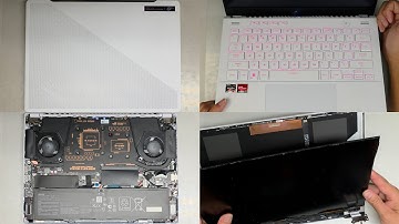ASUS ROG Zephyrus G14 GA402R Disassembly LCD Screen Display Assembly Replacement Repair