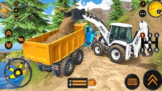 Backhoe Loader JCB Simulator Gameplay - Indian Vehicles Truck JCB Driving - Android Gameplay screenshot 2