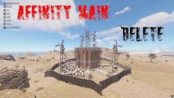 RUST - ZERG PROGRESSION ON WIPE// Affinity MAIN// WIPE WITH DELETE //DELETE Clan is back